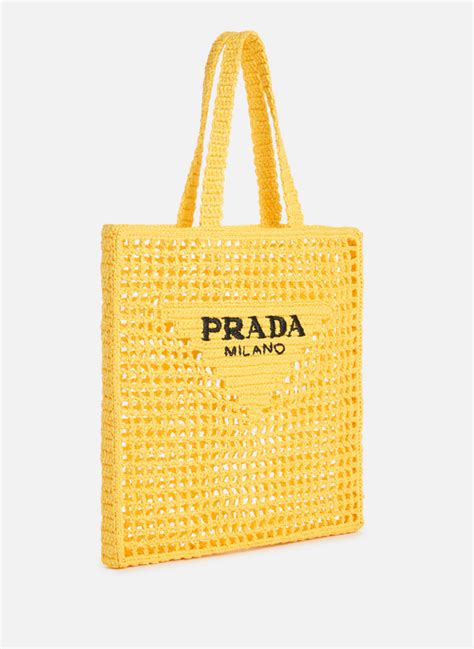 prada straw tote bag|prada foldable shopping tote.